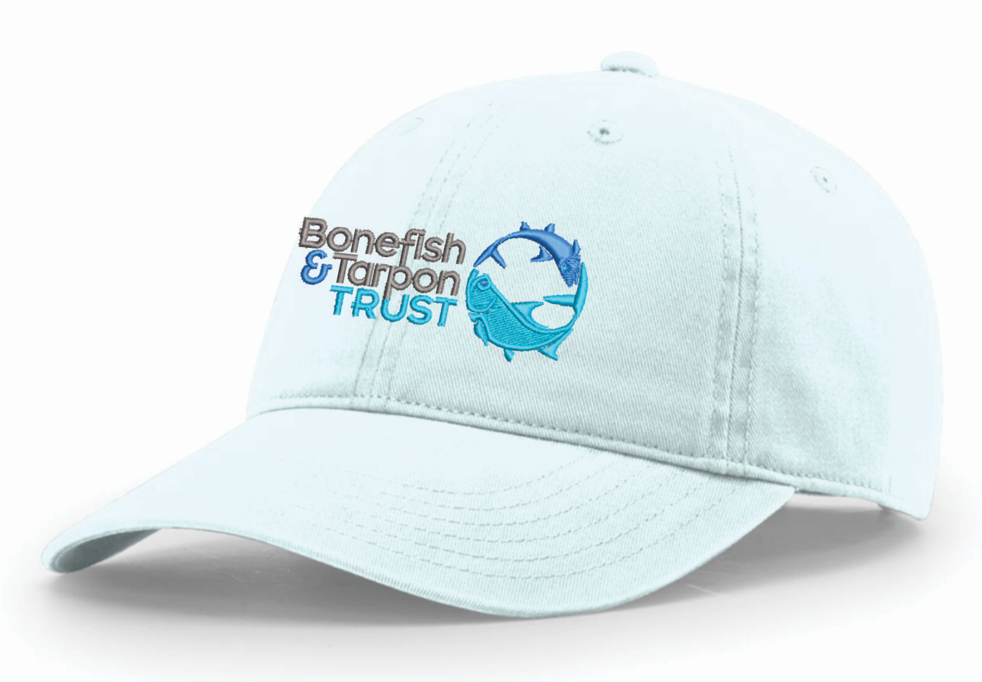 BTT Richardson Peached Cotton Twill Cap - Powder Blue - AVAILABLE TO SHIP 2-1-25